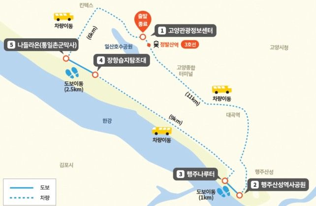 'DMZ 평화의길' 고양시 노선 *재판매 및 DB 금지