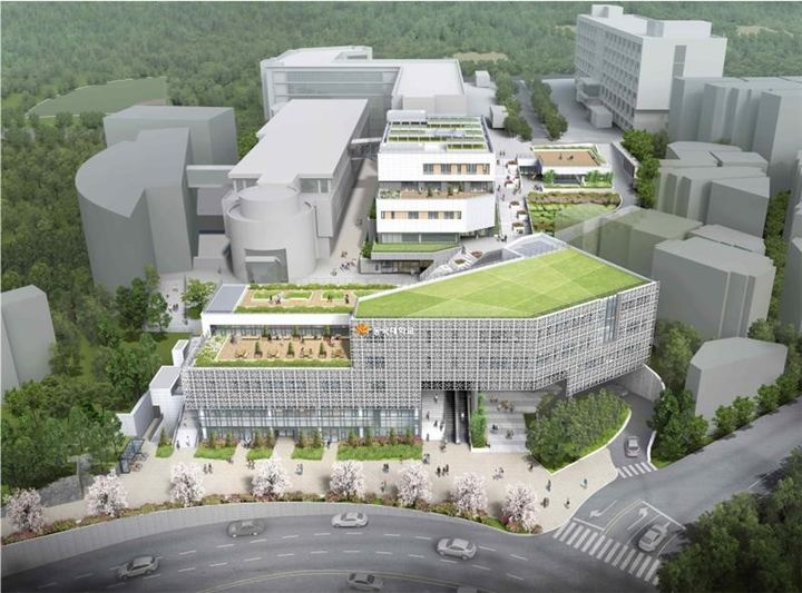 [서울=뉴시스] 동국대학교 로터스관 신축 공사 조감도. (사진=동부건설 제공) 2025.08.27. photo@newsis.com *재판매 및 DB 금지