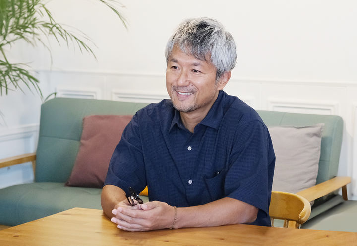 [서울=뉴시스]후지필름 디자인센터 제품 디자인 그룹의 이마이 마사즈미 수석 디자이너가 지난 26일 서울 종로구 피어선빌딩에서 공동 기자회견을 하고 있다. (사진=후지필름 제공) photo@newsis.com *재판매 및 DB 금지