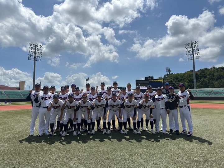 [서울=뉴시스] 제32회 세계청소년야구선수권대회에 나서는 18세 이하(U-18) 야구 대표팀. (사진=대한야구소프트볼협회 제공) 2025.08.27. *재판매 및 DB 금지