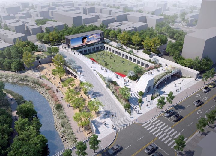 [순천=뉴시스] 남문터 광장 조감도. 2025.08.27. photo@newsis.com *재판매 및 DB 금지