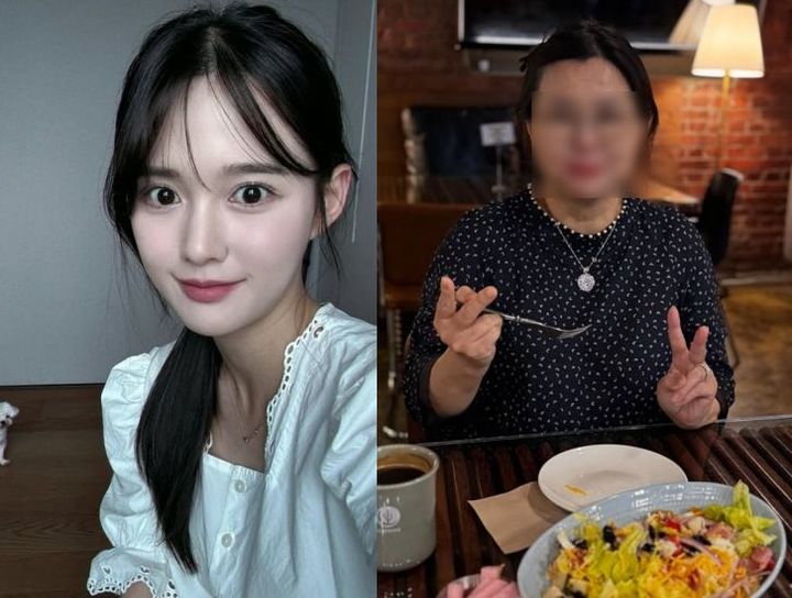 [서울=뉴시스] 남보라와 어머니의 모습. (사진=남보라 인스타그램 캡처) 2025.08.27. photo@newsis.com *재판매 및 DB 금지