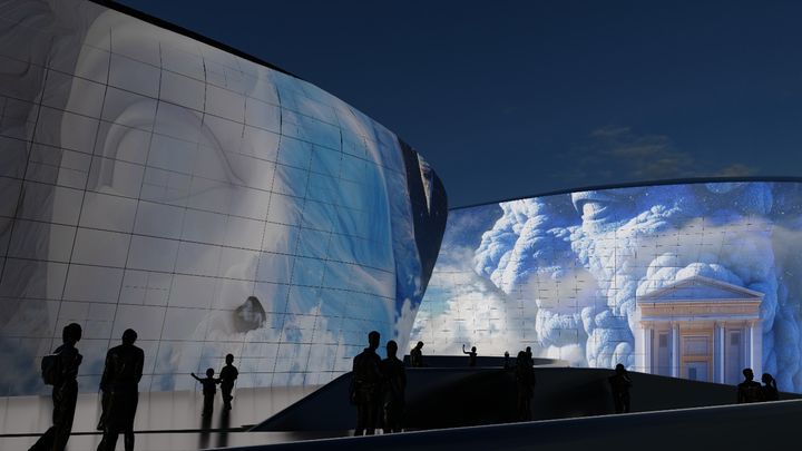 [서울=뉴시스] 오픈AI가 서울디자인재단과 협력해 세계 최대 규모의 비정형 건축물 3D 미디어 파사드 축제인 '서울라이트 DDP 2025 가을'에 참여한다. 오픈AI 지원을 받은 아티스트 최세훈과 티모 헬거트가 AI 영상 생성 도구 '소라'로 제작한 미디어 아트 (사진=오픈AI 제공) *재판매 및 DB 금지