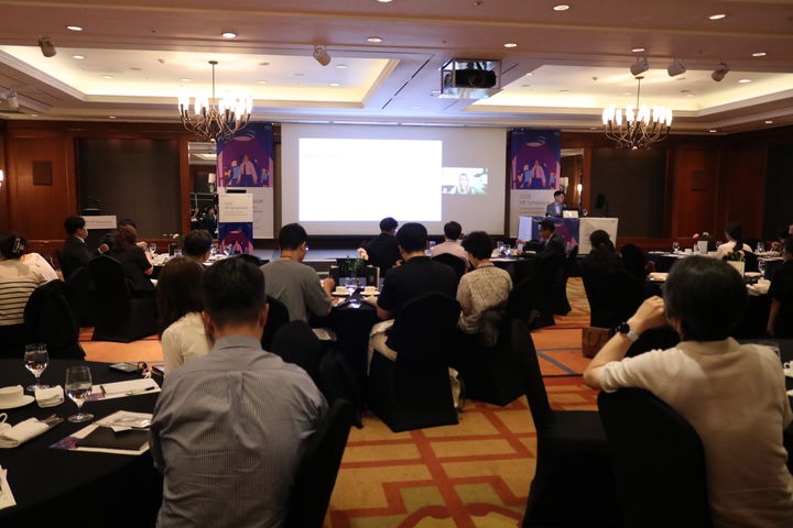 [서울=뉴시스] 한국로슈진단은 지난 27일 서울 파르나스호텔에서 병리과 전문의를 대상으로 ‘2025 VIP 심포지엄’을 개최했다고 28일 밝혔다. (사진=한국로슈진단 제공) 2025.08.28. photo@newsis.com *재판매 및 DB 금지