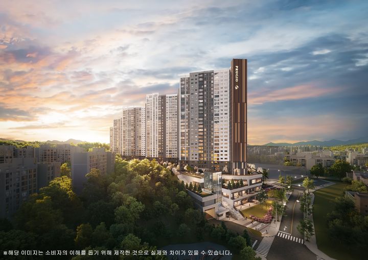 탑석 푸르지오 파크7 석경 투시도. (사진=대우건설 제공) *재판매 및 DB 금지