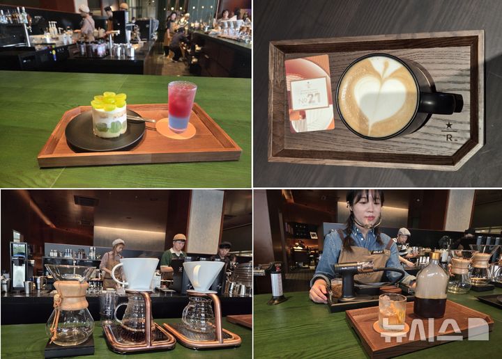 [현장] 스타벅스 리저브, '서울의 심장' 광화문 명소로…첫날부터 북새통