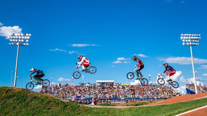 [양양=뉴시스] BMX 대회 모습.(사진=한국BMX연맹 제공)photo@newsis.com *재판매 및 DB 금지