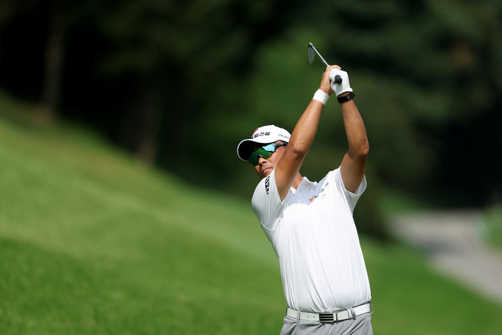 한국프로골프(KPGA) 투어 동아회원권그룹 오픈 첫날 단독 선두에 오른 김재호. 2025.08.28. (사진=KPGA 제공) *재판매 및 DB 금지