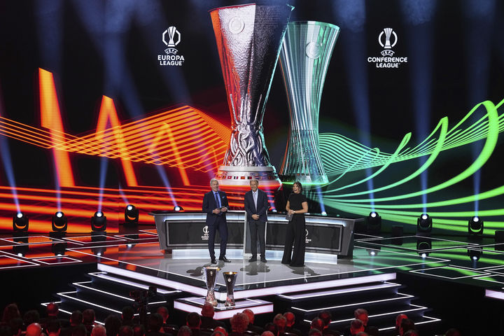 [모나코=AP/뉴시스]유로파리그·콘퍼런스리그 조추첨. 2025.08.29.