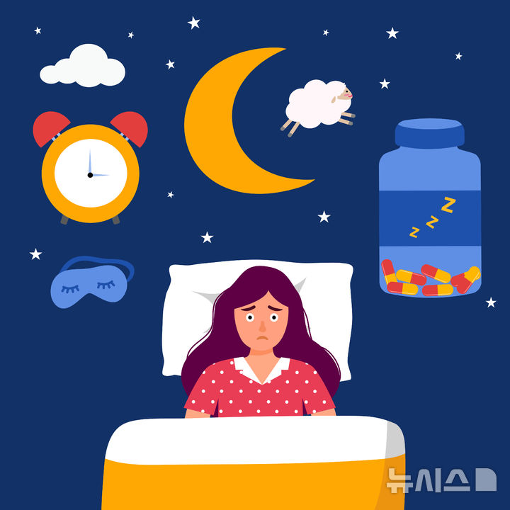[서울=뉴시스] 불면증. (사진= 게티이미지뱅크 제공)
