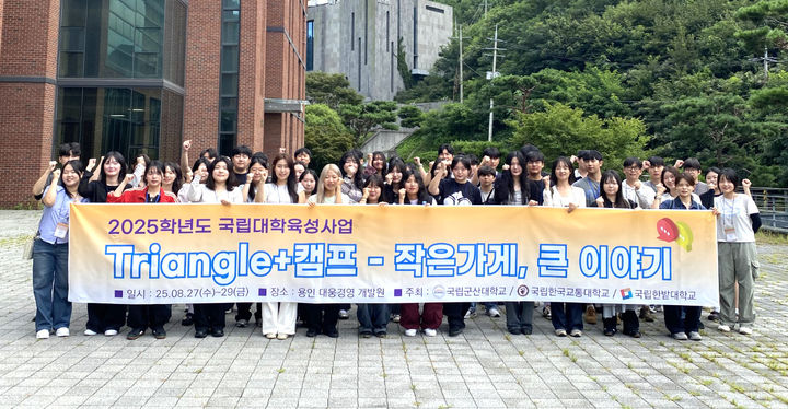 군산대, 대웅경영개발원서 ‘국립대학육성사업 Triangle+ 캠프