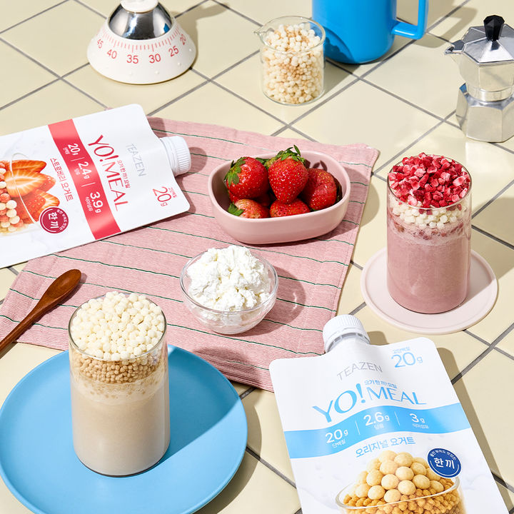 [서울=뉴시스] 티젠이 선보인 프로틴 요거트 '요밀'(사진=티젠 제공) *재판매 및 DB 금지