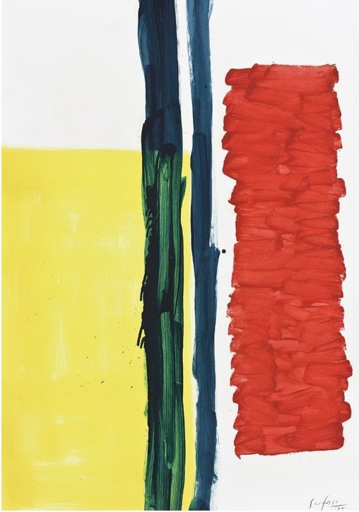 Oh Sufan 대화 Dialogue 2022 Oil on paper 100 x 70.3cm 39.4 x 27.7in.&nbsp; *재판매 및 DB 금지