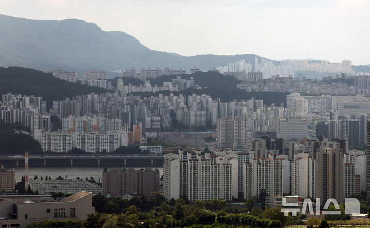 서울시내 아파트 단지 모습. 뉴시스 자료사진.