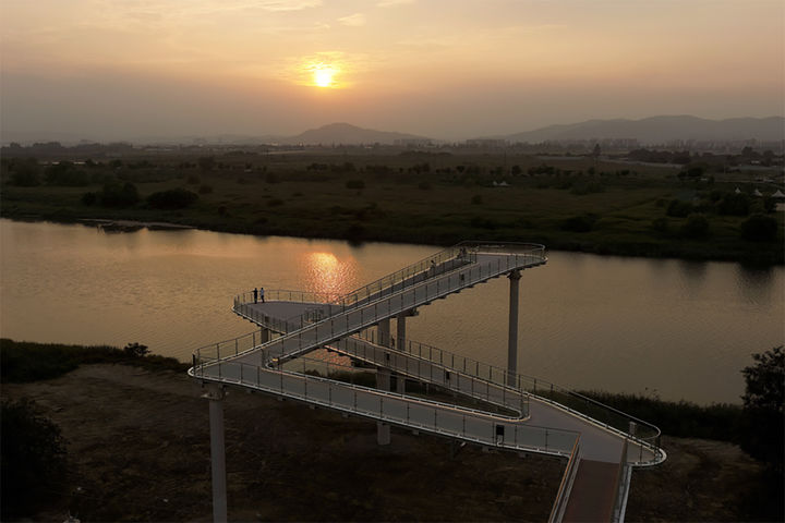 [광주=뉴시스] 광주 서창조망대. (사진=광주시청 제공). photo@newsis.com *재판매 및 DB 금지
