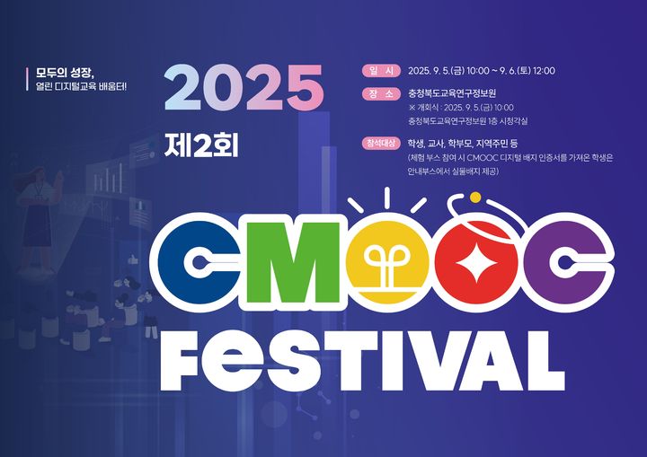 CMOOC FESTIVAL 포스터. *재판매 및 DB 금지