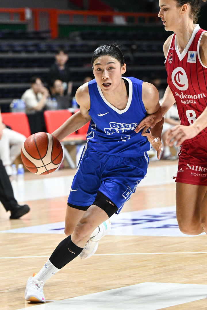 [서울=뉴시스] 여자프로농구 용인 삼성생명의 이해란. (사진=WKBL 제공)