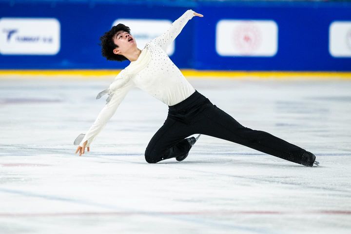 [서울=뉴시스]피겨 서민규, 주니어 그랑프리 2차 대회 우승. (사진=ISU 소셜미디어 캡처) 2025.02.01. photo@newsis.com *재판매 및 DB 금지