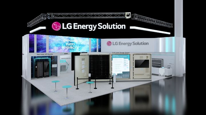 [서울=뉴시스]LG에너지솔루션 'RE+ 2025' 전시 부스 조감도 전면. (사진=LG에너지솔루션 제공) 2025.08.31. photo@newsis.com *재판매 및 DB 금지