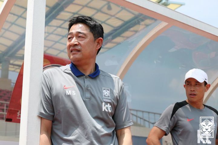 [서울=뉴시스] 22세 이하(U-22) 남자 축구대표팀의 이민성 감독. (사진=대한축구협회 제공) *재판매 및 DB 금지