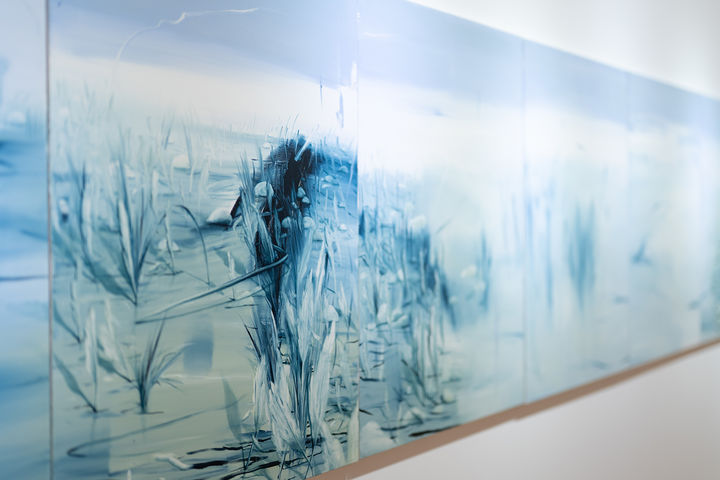 [대구=뉴시스] 이서경 작가 거품 섬. (사진=행복북구문화재단 제공) 2025.08.31. photo@newsis.com *재판매 및 DB 금지