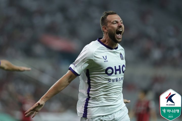 [서울=뉴시스] 프로축구 K리그1 FC안양의 토마스. (사진=한국프로축구연맹 제공) 