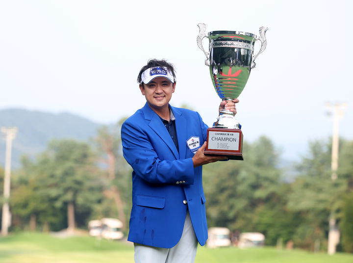 31일 경기도 광주시 강남300 컨트리클럽(파70)에서 열린 KPGA 투어 동아회원권그룹 오픈에서 우승한 박상현. 2025.08.31. (사진=KPGA 제공) *재판매 및 DB 금지