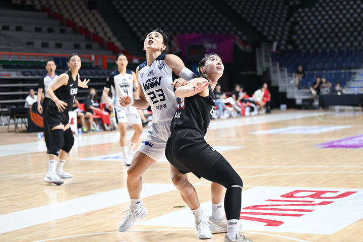 [서울=뉴시스] 여자프로농구 아산 우리은행의 김단비. (사진=WKBL 제공) *재판매 및 DB 금지