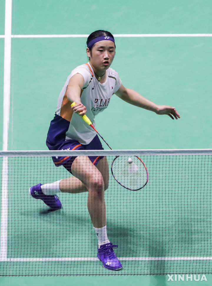 [파리=신화/뉴시스] 배드민턴 국가대표 안세영. 2025.08.30.