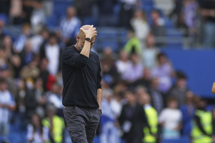 [브라이턴=AP/뉴시스] 잉글랜드 프로축구 프리미어리그(EPL) 맨체스터 시티의 펩 과르디올라 감독. 2025.08.31.