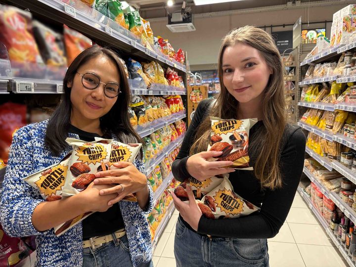 [서울=뉴시스] 오리온 꼬북칩이 프랑스 까르푸 전 매장에 동시 입점한다. (사진=오리온 제공)&nbsp; *재판매 및 DB 금지