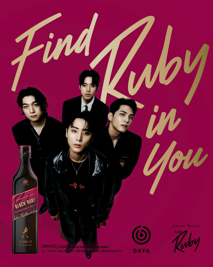 [서울=뉴시스] 조니워커 브랙루비 브랜드 앰버서더 데이식스. (사진=디아지오코리아 제공) *재판매 및 DB 금지