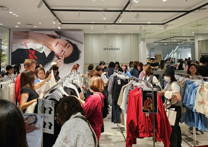 더현대 글로벌 일본 팝업 현장.(사진=현대백화점 제공) *재판매 및 DB 금지