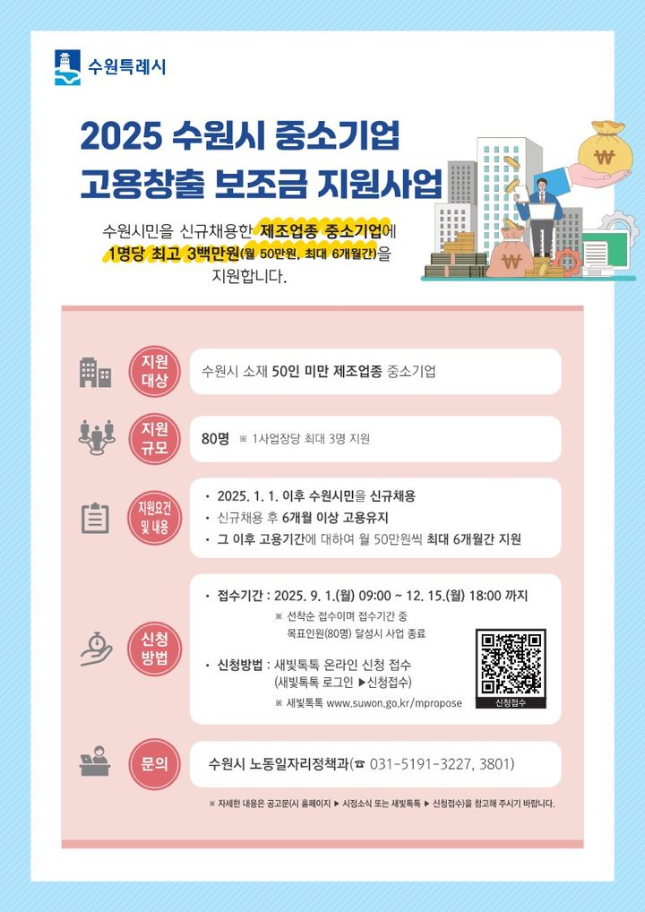 [수원=뉴시스] 홍보물. (사진=수원시 제공) 2025.09.01. photo@newsis.com *재판매 및 DB 금지