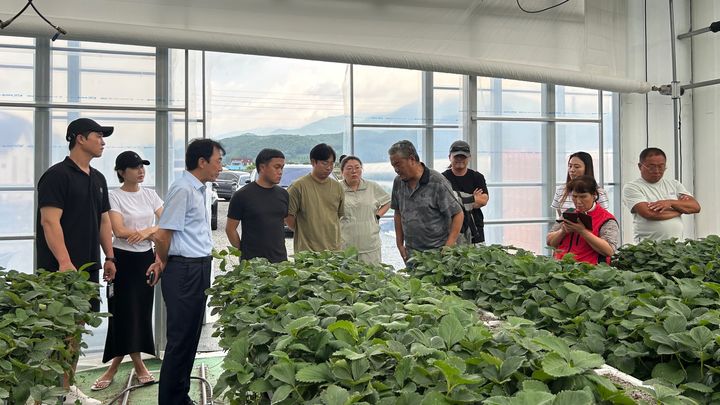 스마트팜 기초 실습 교육 모습. *재판매 및 DB 금지