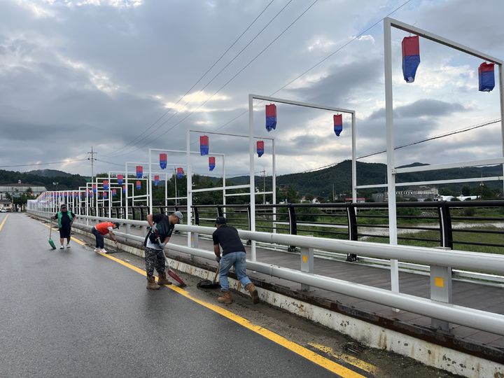 선양회 울력행사 모습. *재판매 및 DB 금지