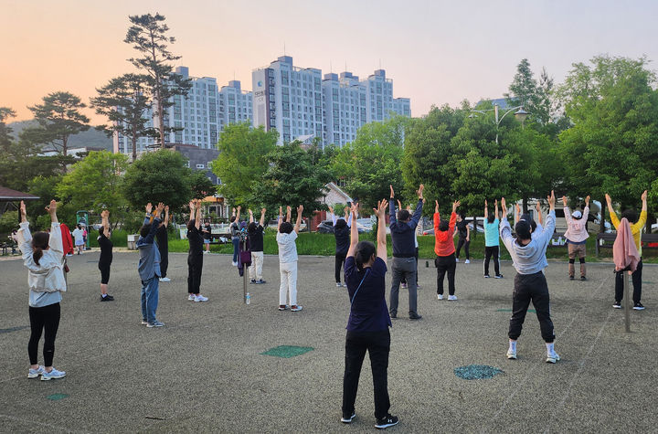 [광주소식]광산구 우산건강생활지원센터, 별밤 운동교실 운영 등