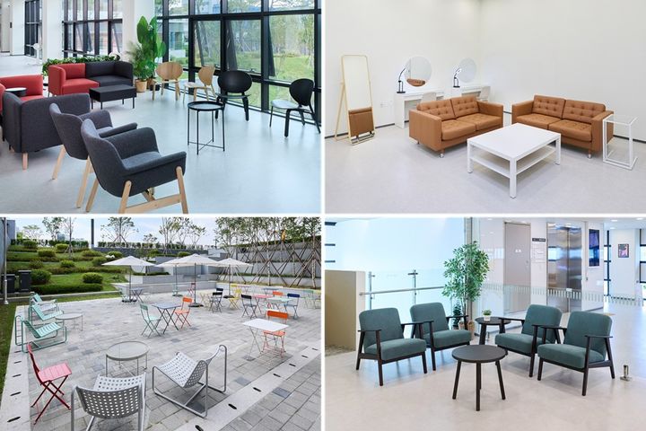 [서울=뉴시스]이케아 강동점, 강동중앙도서관에 홈퍼니싱 제품 기부.(사진=이케아 제공) 2025.09.01. photo@newsis.com *재판매 및 DB 금지