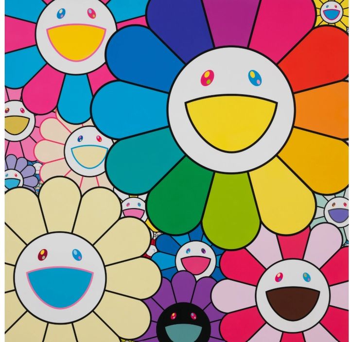Takashi Murakami Superflat Shangri-La Square, 2025 Acrylic on canvas mounted on aluminum frame 47 1/4 x 47 1/4 inches (120 x 120 cm) ©2025 Takashi Murakami/Kaikai Kiki Co., Ltd. All Rights Reserved Photo: Kei Okano Courtesy the artist and Gagosian *재판매 및 DB 금지