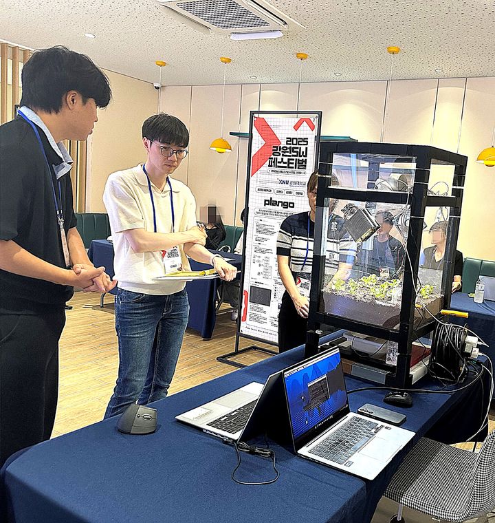 SW작품시연 스마트팜 모습. *재판매 및 DB 금지