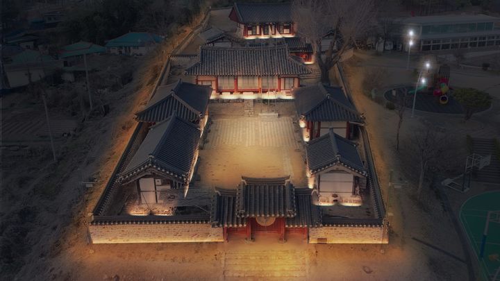 [금산=뉴시스] 금산군 금산향교 야간경관 개선 조감도 *재판매 및 DB 금지