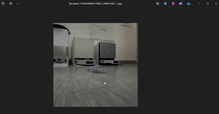 로봇청소기 보안 점검 참고 영상 캡쳐(KISA 제공) *재판매 및 DB 금지