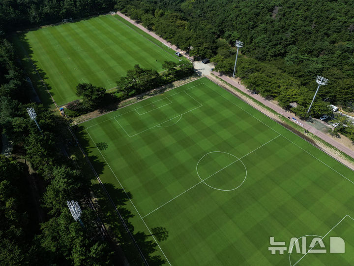 [서울=뉴시스]K리그1 울산의 난지형 잔디. (사진=울산 HD 제공)