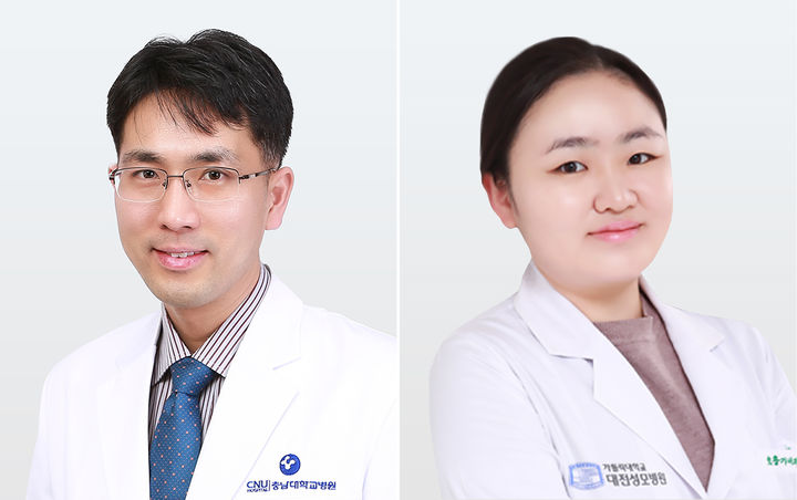 [대전=뉴시스] 충남대병원 호흡기알레르기내과 정재욱 교수와 대전성모병원 호흡기내과 박연희 교수 공동연구팀 연구가 국제 학술지인 'Lung Cancer' 최신호에 게재됐다.(사진=충남대학교병원 제공) 2025.09.02. photo@newsis.com *재판매 및 DB 금지