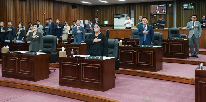 [여주=뉴시스]2일 개회한 여주시의회 임시회(사진=여주시의회 제공)2025.07.02.photo@newsis.com *재판매 및 DB 금지