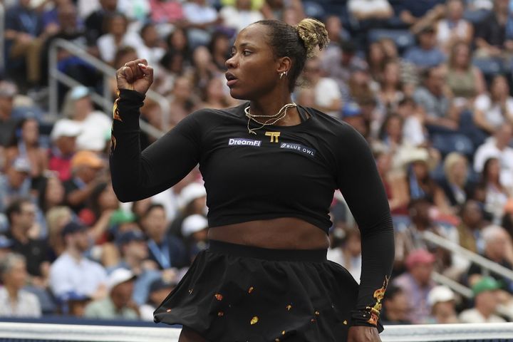 [뉴욕=AP/뉴시스] 미국 테니스 스타 테일러 타운센드. 2025.9.18