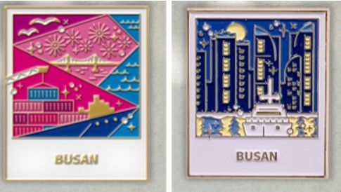 [부산=뉴시스] 올해 부산 도시브랜드 굿즈 디자인 공모전에서 영예의 대상을 받은 '즉석 필름 자석'(사진=부산시 제공) 2025.09.03. photo@newsis.com *재판매 및 DB 금지