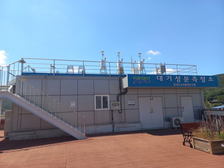 대기성분측정소(사진=경기도보건환경연구원 제공) *재판매 및 DB 금지
