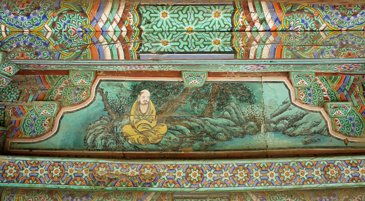 [서울=뉴시스] 안동 광흥사 응진전 화반과 포벽화 (사진=국가유산청 제공) 2025.09.03. photo@newsis.com *재판매 및 DB 금지