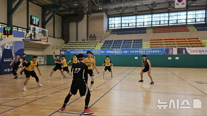 사천 찾은 U16 여자농구 대표팀, '아시아컵' 대비 담금질